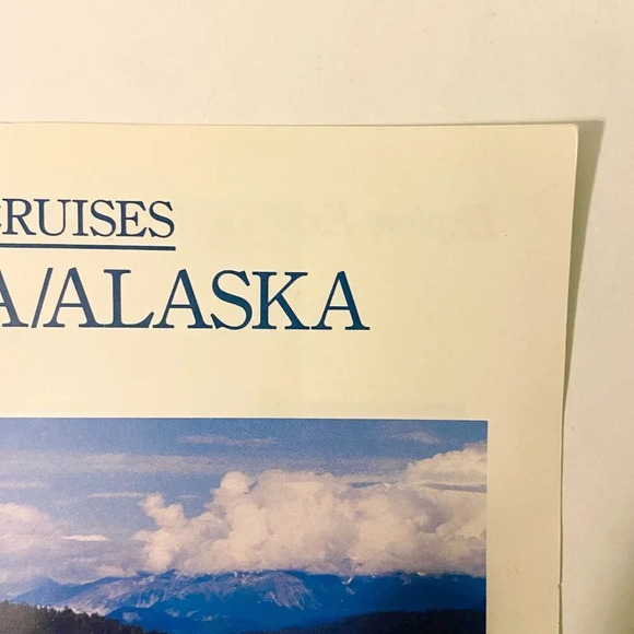 Vintage 1986 Princess Cruises Canada Alaska Pacific Princess Brochure Pamphlet - Picture 5 of 16